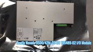 Bently Nevada 3500 42M 05 00 IO Modülü Dahili Bariyerler
