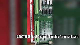 IS200TDBSH6A GE Mark VI Ayrı G/Ç Simpleks Terminal Kartı