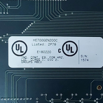 GE HE700GEN200 Mark VI Control Interface Module Horner APG uGENI VME Interface Module Dual Channel