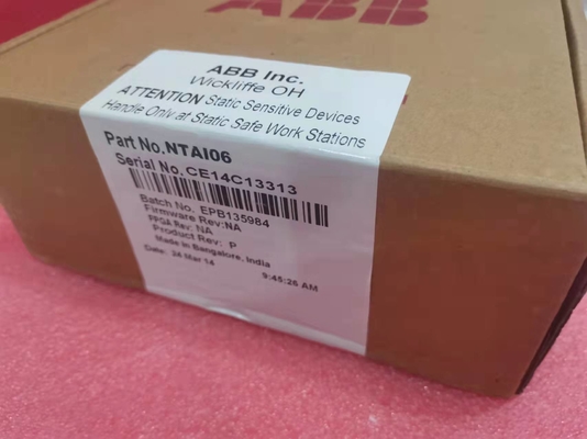 AC800M Series ABB Module NTAI06 Module AI Termination Unit 16 CH